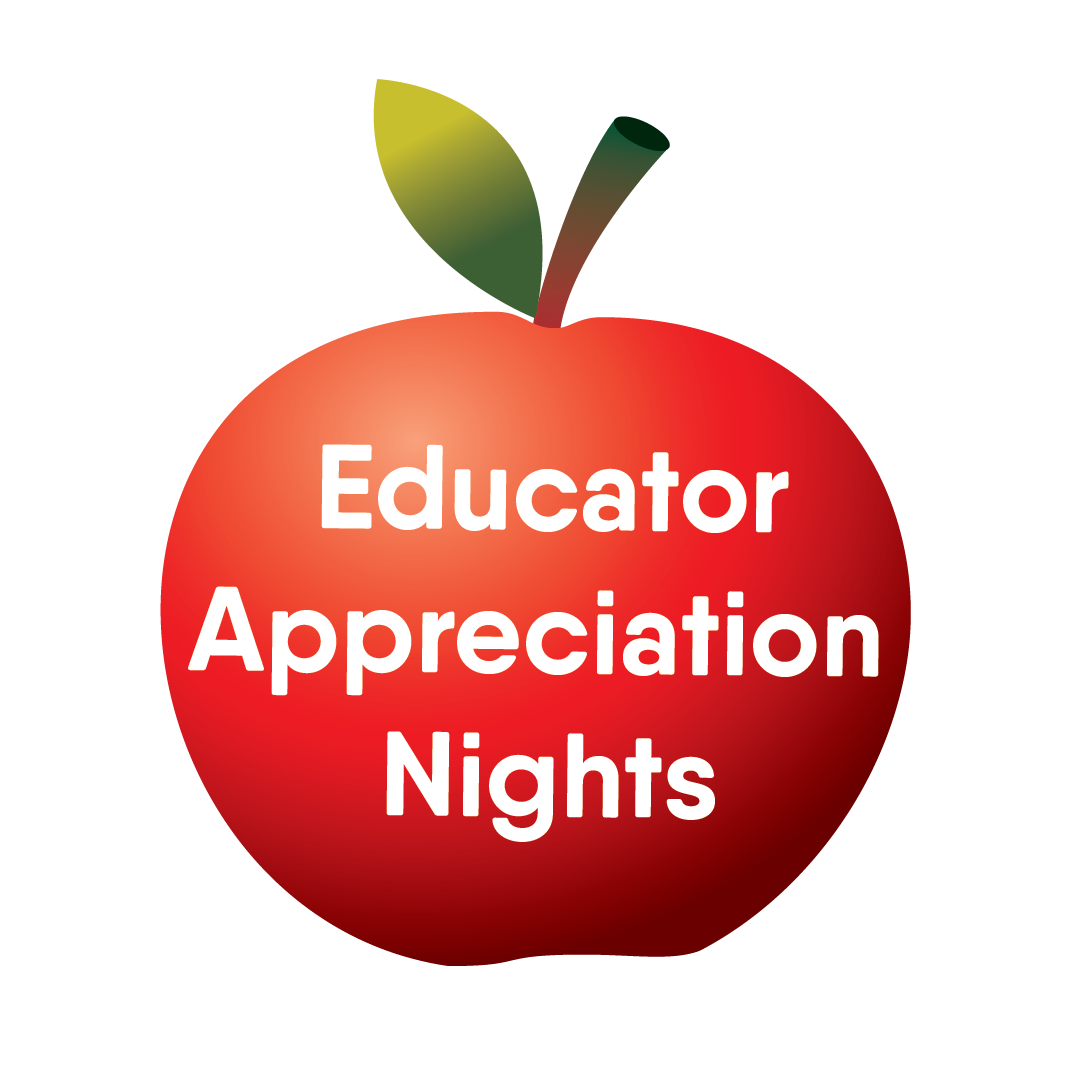 apple that says educator appreciation nights