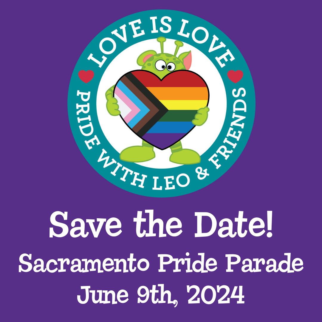 SCM Pride logo above the words "Save the date! Sacramento Pride Parade June 9th, 2024."
